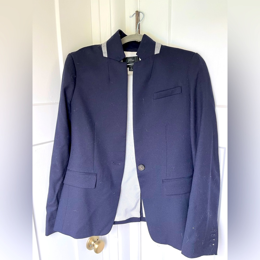 J. Crew Regent Blazer in Navy Blue